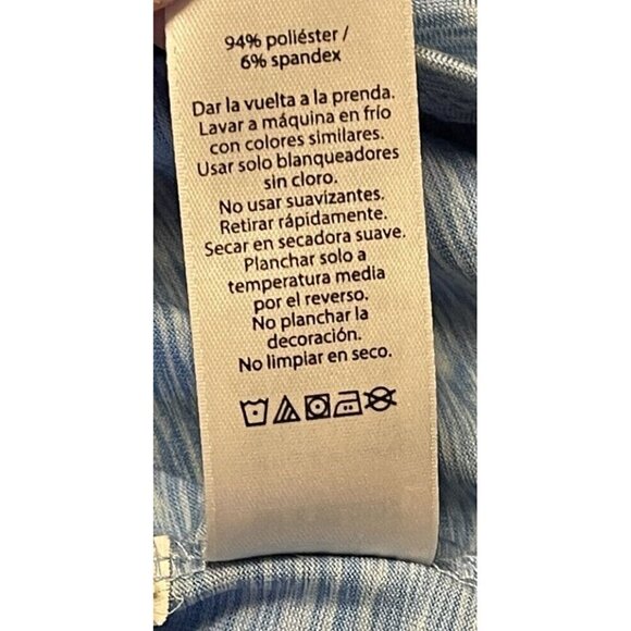 Vineyard Vines Long Sleeve Performance Space Dye Blue Tee T-shirt Men's M Medium - Picture 6 of 11